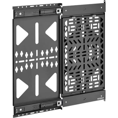 SpeaKa Professional Wandbeugel voor AV-apparaten in schuiflade Geschikt voor serie: Universeel Mat zwart