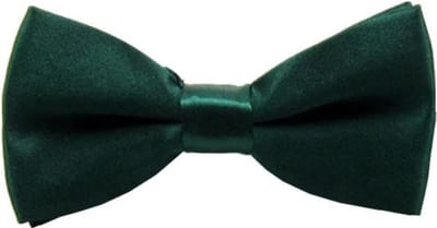 Fako Fashion - Kinder Vlinderstrik - Vlinderdas - Kinderstrik - Strik - Effen - 10cm - Donkergroen