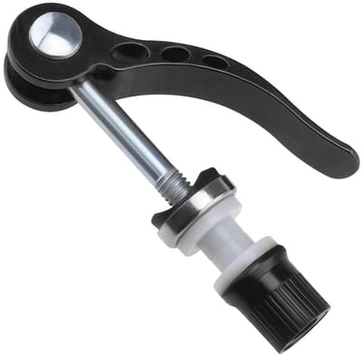 Dailygoods- Fietssnelspanner Aluminium - Zadelpenklem 6x55mm - Snelsluiting - Duurzaam - Compatibel met Racefiets/Mountainbike - Gereedschapsloze Instelling - Zadelklem
