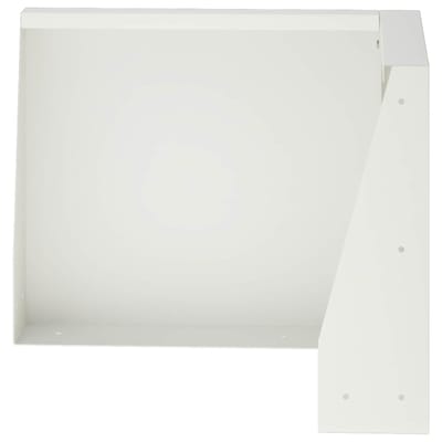 vidaXL - Keermuur - 50 - x - 50 - x - 30 - cm - Staal - Wit