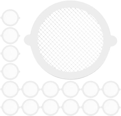 Afvoerzeef Haaropvanger - Afvoerstickers Douche - Afvoer Schoonhouden - Rond Universeel Ontwerp - 28 Stuks - Wit