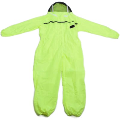Combinaison d'apiculture Vert Fluorescent Une Pièce Fermeture Éclair Respirante Vêtements d'Apiculteur yellow