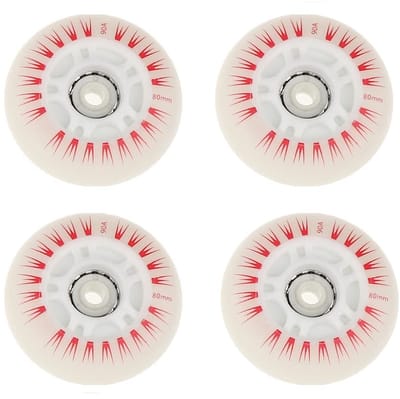 JHUBERS - Set van 4 Inline Rolschaats Wielen met LED Verlichting