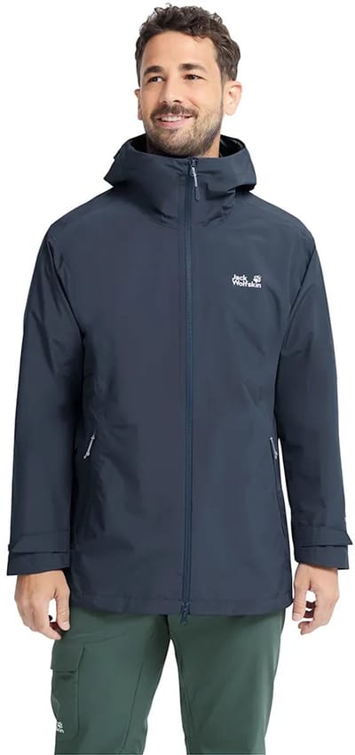 Jack Wolfskin Litestride 3in1 Jas Blauw S Man