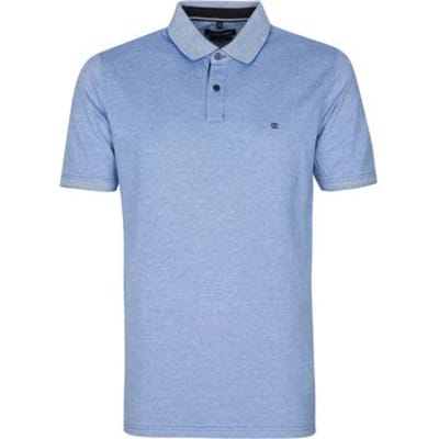 CASAMODA Polo Stretch Blauw - Maat M - Heren