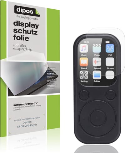 dipos – 4x Matte Beschermfolie geschikt voor Olycism 64 GB MP3-Player | Krasbestendige & antireflecterende Screenprotector Ultra-Thin