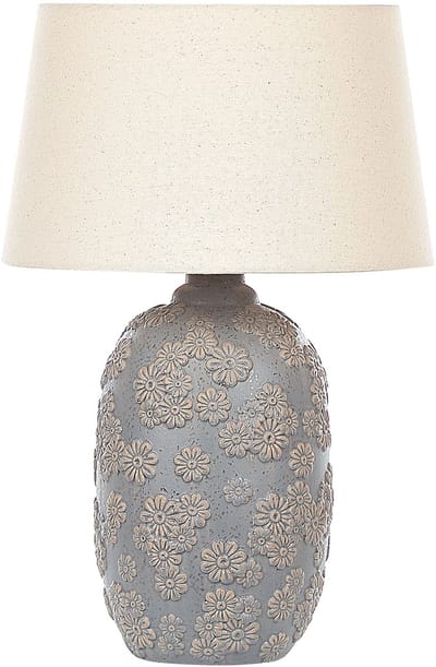 FERREY - Tafellamp - Lichtbeige - Keramiek