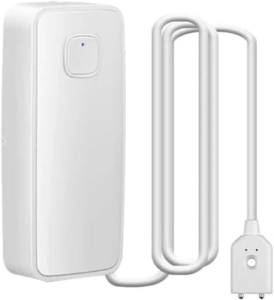 Waterleksensor - Overstromingsalarm - Huis Beveiligen - App Meldingen - 10mm - Wit