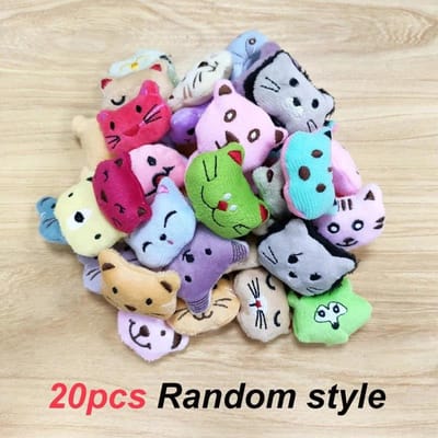 30 stuks Mini Dierlijke Pluche Poppen Schattige Konijn Beer Panda Knuffels voor Meisjes Grijpautomaat Poppen Accessoires Cadeau