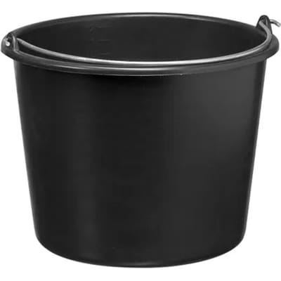 Kreuwel 4731 Bouwemmer - 20L - Zwart