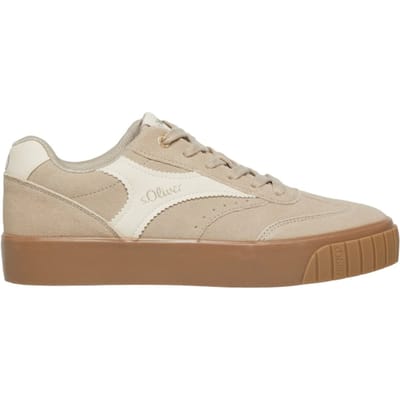 s.Oliver Shoes Dark Green Size: 37 | Sneakers Outlet | Dames | Beige