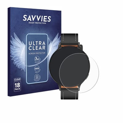 Savvies - Screenprotector voor Pireware Nano Smartwatch - Folie Beschermfolie transparant 18 Stuks
