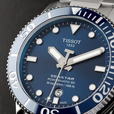 Tissot Roestvrij Staal blauwe Wijzerplaat Heren Modehorloge T120.407.11.041.03 blauw