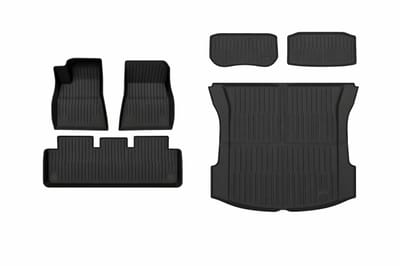 Automatten Tesla Model 3 2019-04/2021 Interieur + Trunk Rubber Ecoline Accessoires