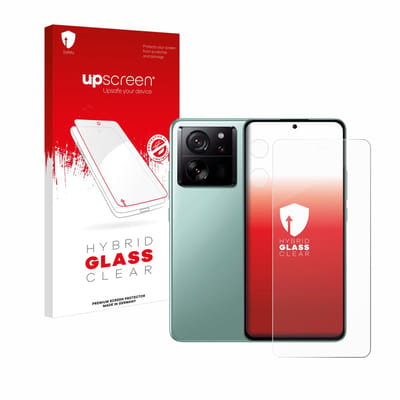 upscreen - Screenprotector voor Xiaomi 13T Pro (Voor+Camera) - Folie Beschermfolie Beschermglas transparant