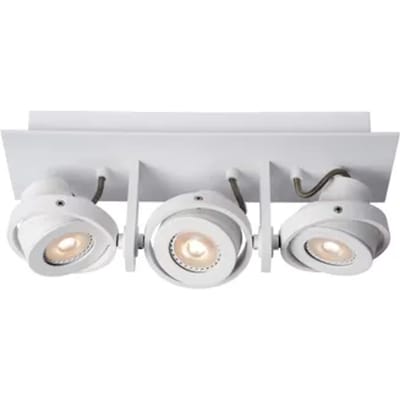 Lucide Opbouwspot Landa - Wit - 11,5cm - 3xgu10