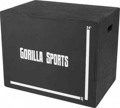Gorilla Sports Plyobox - Springbox - Crossfit - Hout - 51/60,5/76 cm