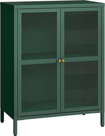 Sideboard Säkylä dressoir 84x64x35 cm dennengroen [en.casa]