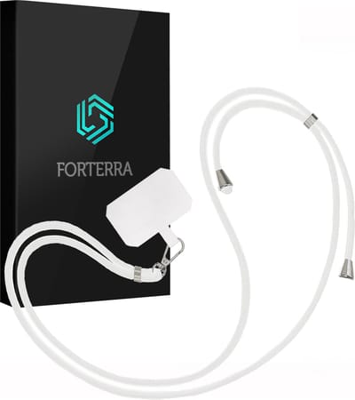 Telefoonkoord Universeel Telefoonkoorden Verstelbaar Telefoon Koord Telefoonketting - Universeel Telefoonkoord - 150 cm - Wit