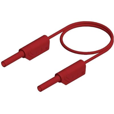 Hirschmann Test & Measurement MVL S 200/1 Au Veiligheidsmeetsnoer Banaanstekker 2 mm Banaanstekker 2 mm 2.00 m Rood 1 stuk(s)