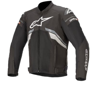 Alpinestars T-GP Plus R V3 Air Jas Zwart Donker Grijs Wit - Jas