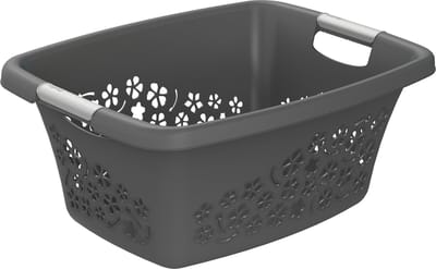Rotho Flowers Wasmand 25L Antraciet