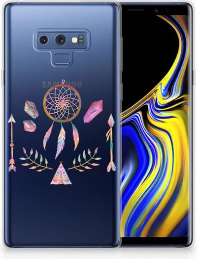 Samsung Galaxy Note 9 Telefoonhoesje met Naam Boho Dreamcatcher