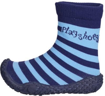 Playshoes - Watersokken met strepen voor kinderen - Marineblauw/lichtblauw - maat 18-19EU