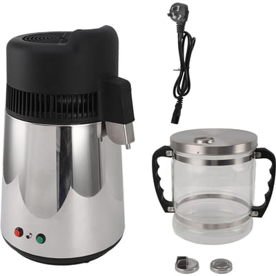 Distillateur d'eau de comptoir de 1,6 gallon/6 L Machine de fabrication d'eau distillée domestique entièrement automatique avec L