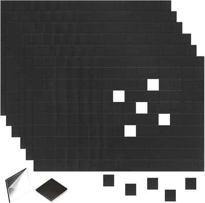 600 Stuks Magnetische Platen Zelfklevend 1x1cm, Ideaal voor Whiteboard, Koelkast en Kantoorgebruik