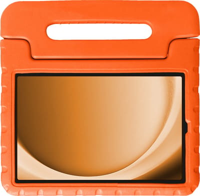 Hoesje - Geschikt voor Samsung Galaxy Tab A9 - Kinderhoes Shockproof Bumper - Kidsproof Case - Tablet Hoes - Kinder Hoes Cover - Oranje