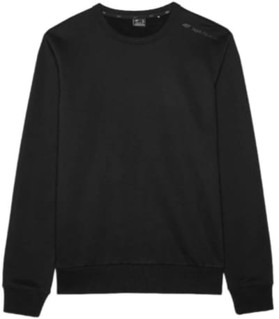 4F M1258 heren sweatshirt zonder capuchon zwart maat XL - Stijlvol & Comfortabel