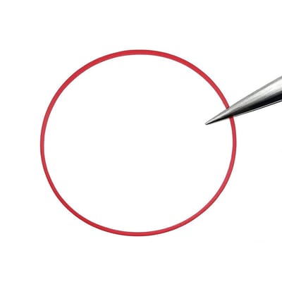 Dailygoods- Afdichting Teflon voor horlogeglas - Hoogte 0,85 mm - Dikte 0,50 mm - Diameter Ø 16-40 mm - Waterdicht - Luchtdicht - Vervangen tijdens onderhoud - Horlogeafdichting