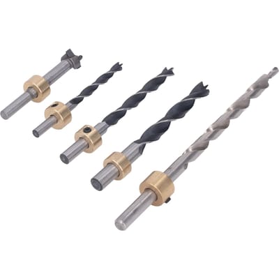 5 Stuks Pocket Hole Boor 3 Snijvlakken Hogesnelheidstaal Houtbewerking Gereedschap Set Kit