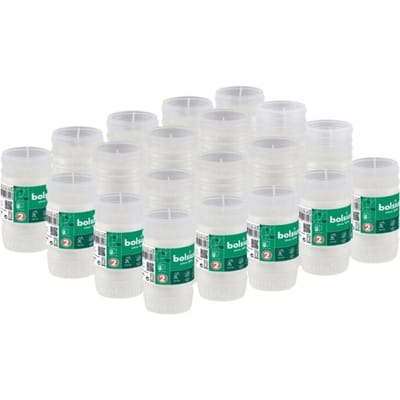 Bolsius RP2 Bougies en Paraffine Inserts 45H 20 Pièces