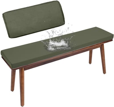 Bankhoes Bankkussen - Zitkussenhoes - Buiten Zitten - Antislip Onderkant - 150x55x5cm - Groen