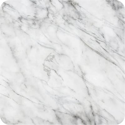 Marmer natuursteen print onderzetters - 60x stuks - bierviltjes - karton - voor glazen - tafel versiering - wit/grijs