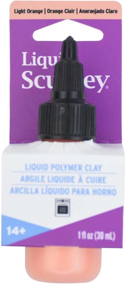 Vloeibare klei light orange - 30 ml - Sculpey