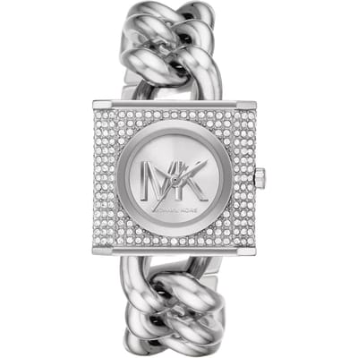 Michael Kors Chain Lock Serie - Dameshorloge - Roestvrij Staal - Quartz Mechanisme - 30m Waterdicht