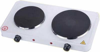 Benson Elektrische Kookplaat - dubbel - vrijstaand - 8 x 25 x 50 cm - kookplaten