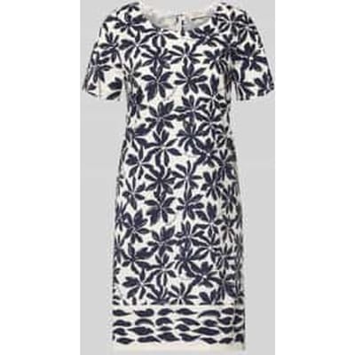 relaxed fit jurk met floraal all-over print