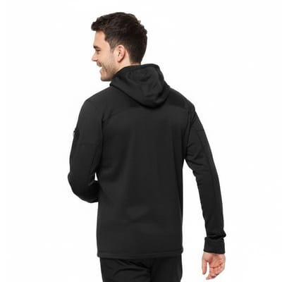 Jack Wolfskin Heren Hirschberg Full Zip Hoodie (Zwart)