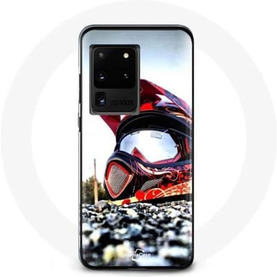 Coque maniacase pour Samsung Galaxy S20 UlLTRA Casque MotoCross tous terrains
