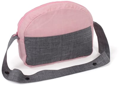 Bayer Chic 2000 - Poppen Luiertas - Melange Grijs Roze