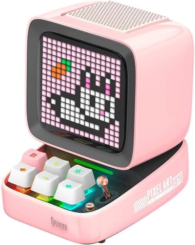 Draagbare Bluetooth Speaker - Mini Geluidsbox - Muziek Luisteren - Waterdichte Constructie - Compact Formaat - Roze