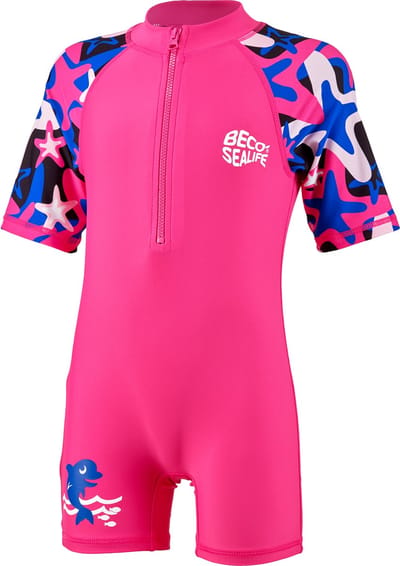 BECO-SEALIFE® rashguard suit - Zwempakje - roze - maat 80-86