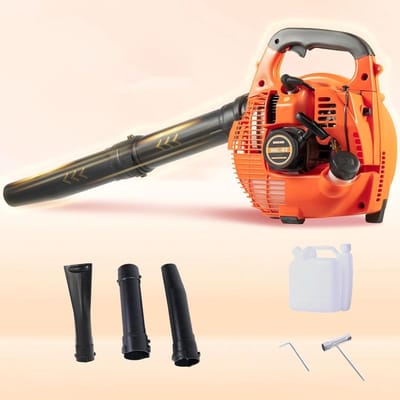 Bladblazer Motor - Tuinblower - Tuinonderhoud - 25.4cc 2-takt motor - 4.5 kg - Oranje
