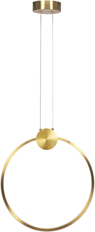 Toolight App1397-Cp Hanglamp Geborsteld Goud 40X2,7X43Cm