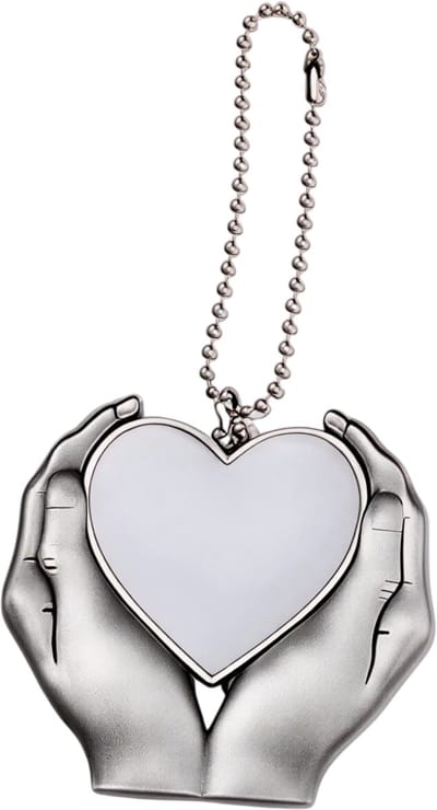 Auto Hanger Hart Sleutelhanger – Achteruitkijkspiegel Ornament met Sublimatie Blanco – Personaliseerbare Foto Hanger & Sleutelring