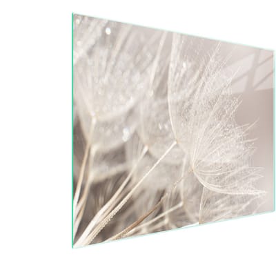 TMK ArtDeko - Snijplank - Glas - 52x30 cm - Bloemmotief